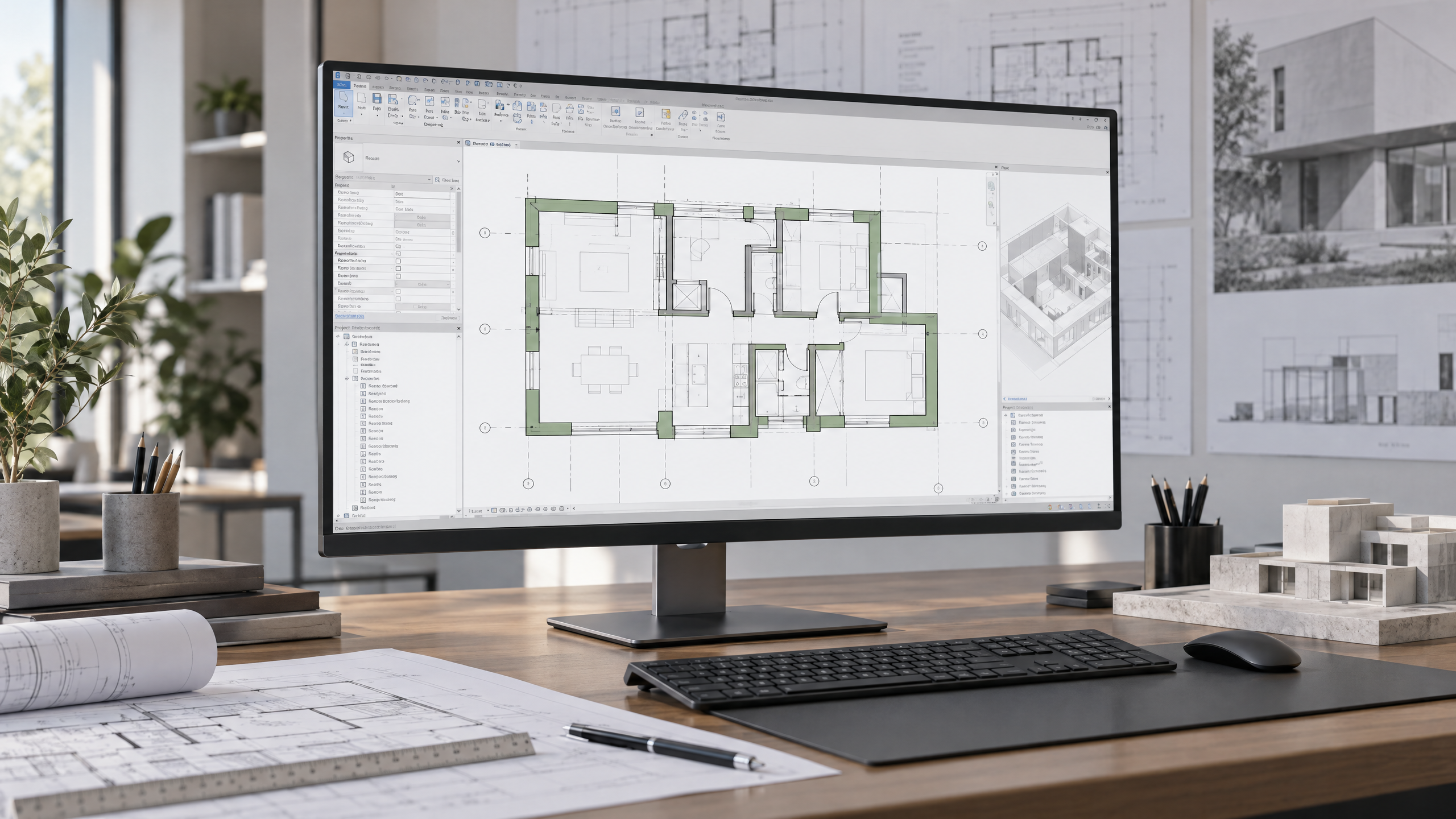 Cómo crear muros básicos en Revit